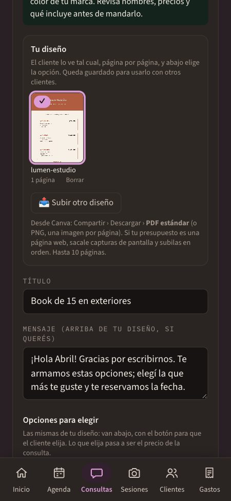 Subir tu diseño